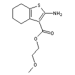 2-methoxyethyl 2-amino-4,5,6,7-tetrahydro-1-benzothiophene-3-carboxylate