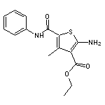 ethyl 2-amino-5-(anilinocarbonyl)-4-methylthiophene-3-carboxylate