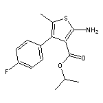 isopropyl 2-amino-4-(4-fluorophenyl)-5-methylthiophene-3-carboxylate