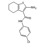 2-amino-N-(4-chlorophenyl)-4,5,6,7-tetrahydro-1-benzothiophene-3-carboxamide