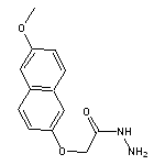 2-[(6-methoxy-2-naphthyl)oxy]acetohydrazide