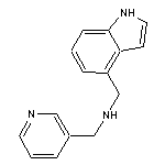 N-(1H-indol-4-ylmethyl)-N-(pyridin-3-ylmethyl)amine