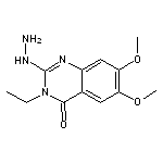 3-ethyl-2-hydrazino-6,7-dimethoxyquinazolin-4(3H)-one