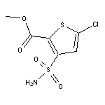 methyl 3-(aminosulfonyl)-5-chlorothiophene-2-carboxylate