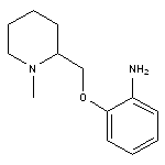 2-[(1-methylpiperidin-2-yl)methoxy]aniline