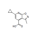 6-Cyclopropyl-3-methylisoxazolo[5,4-b]pyridine-4-carboxylic Acid