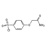 4-(2-amino-2-oxoethoxy)benzenesulfonyl chloride