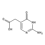 (2-amino-6-oxo-1,6-dihydropyrimidin-5-yl)acetic acid