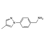 1-[4-(4-methyl-1H-pyrazol-1-yl)phenyl]methanamine