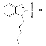 1-pentyl-1H-benzimidazole-2-sulfonic acid