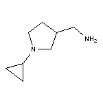 (1-cyclopropylpyrrolidin-3-yl)methylamine HCl