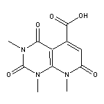 1,3,8-trimethyl-2,4,7-trioxo-1,2,3,4,7,8-hexahydropyrido[2,3-d]pyrimidine-5-carboxylic acid