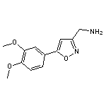 [5-(3,4-dimethoxyphenyl)isoxazol-3-yl]methylamine HCl