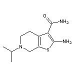 2-amino-6-isopropyl-4,5,6,7-tetrahydrothieno[2,3-c]pyridine-3-carboxamide