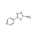 2-Amino-5-(4-pyridyl)-1,3,4-oxadiazole