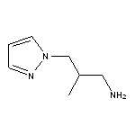 2-methyl-3-(1H-pyrazol-1-yl)propan-1-amine