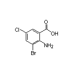 2-Amino-3-bromo-5-chlorobenzoic Acid