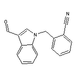 2-[(3-formyl-1H-indol-1-yl)methyl]benzonitrile