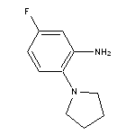 5-fluoro-2-pyrrolidin-1-ylaniline HCl