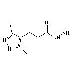 3-(3,5-dimethyl-1H-pyrazol-4-yl)propanohydrazide