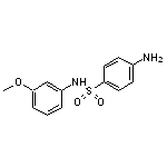 4-amino-N-(3-methoxyphenyl)benzenesulfonamide