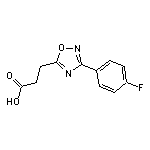 3-[3-(4-Fluorophenyl)-1,2,4-oxadiazol-5-yl]propanoic Acid