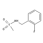 N-(2-fluorobenzyl)methanesulfonamide