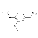 1-[4-(difluoromethoxy)-3-methoxyphenyl]methanamine HCl