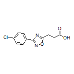 3-[3-(4-Chlorophenyl)-1,2,4-oxadiazol-5-yl]propanoic Acid