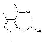 2-(carboxymethyl)-1,4-dimethyl-1H-pyrrole-3-carboxylic acid