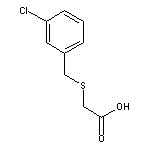 [(3-chlorobenzyl)thio]acetic acid