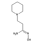 (1Z)-N’-hydroxy-3-piperidin-1-ylpropanimidamide