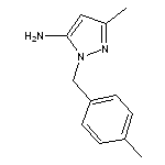 3-methyl-1-(4-methylbenzyl)-1H-pyrazol-5-amine