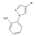 [2-(4-bromo-1H-pyrazol-1-yl)phenyl]amine