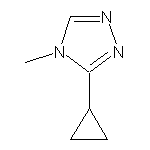 3-cyclopropyl-4-methyl-4H-1,2,4-triazole