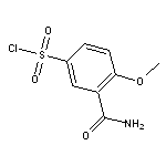 3-(aminocarbonyl)-4-methoxybenzenesulfonyl chloride