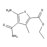 ethyl 5-amino-4-(aminocarbonyl)-3-methylthiophene-2-carboxylate