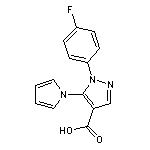 1-(4-fluorophenyl)-5-(1H-pyrrol-1-yl)-1H-pyrazole-4-carboxylic acid