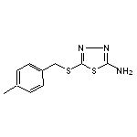 5-[(4-methylbenzyl)thio]-1,3,4-thiadiazol-2-amine