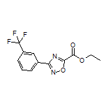 Ethyl 3-[3-(Trifluoromethyl)phenyl]-1,2,4-oxadiazole-5-carboxylate