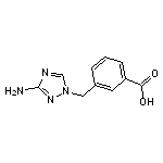 3-[(3-amino-1H-1,2,4-triazol-1-yl)methyl]benzoic acid