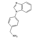 1-[4-(1H-benzimidazol-1-yl)phenyl]methanamine