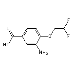 3-amino-4-(2,2-difluoroethoxy)benzoic acid