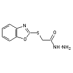 2-(1,3-benzoxazol-2-ylsulfanyl)acetohydrazide