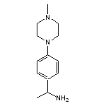 {1-[4-(4-methylpiperazin-1-yl)phenyl]ethyl}amine HCl