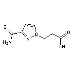 3-[3-(aminocarbonyl)-1H-pyrazol-1-yl]propanoic acid