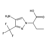 2-[4-amino-3-(trifluoromethyl)-1H-pyrazol-1-yl]butanoic acid HCl