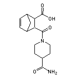 3-{[4-(aminocarbonyl)piperidin-1-yl]carbonyl}bicyclo[2.2.1]hept-5-ene-2-carboxylic acid