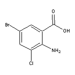 2-amino-5-bromo-3-chlorobenzoic acid