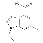 1-ethyl-6-methyl-1H-pyrazolo[3,4-b]pyridine-4-carboxylic acid